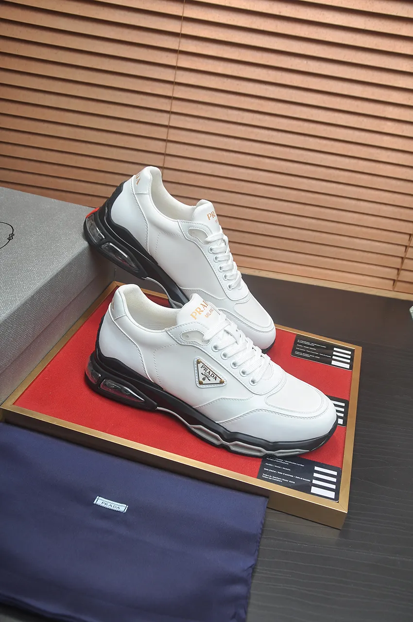 Men's shoes 💰680💶 [PRADA] Top-quality original items, new seasonal styles, high-quality original items, top-quality imported calfskin and original imported glue, imported cowhide lining with original cowhide feet, original outsole! Quality guaranteed! Code 38-45 (45 customized)